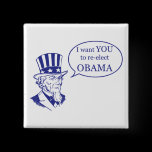 Uncle Sam - Obama buttons