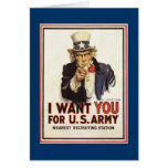 Uncle Sam Patriotism Card