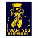 Uncle Sam Personalized Print