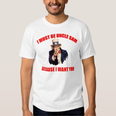 Uncle Sam Pick Up Line Tee Shirt