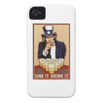 uncle Sam playing beer pong iphone cover casemate cases