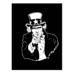 Uncle Sam Propaganda Portrait Postcard