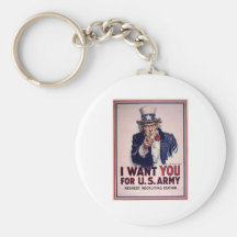 Uncle Sam Recruitment Poster Key Chain