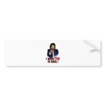 Uncle Sam Revisited Bumper Sticker