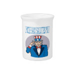 Uncle Sam Salutes You Beverage Pitcher