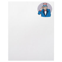Uncle Sam Salutes You Custom Letterhead