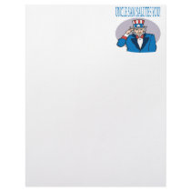 Uncle Sam Salutes You Personalized Letterhead