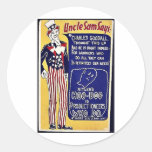 Uncle Sam Says Stickers