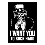 Uncle Sam Skull Customizable Print