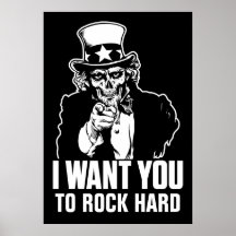 Uncle Sam Skull Customizable Print