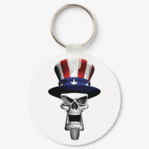 Uncle Sam Skull keychains