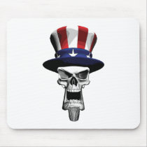 Uncle Sam Skull mousepads