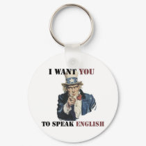UNCLE SAM SPEAK ENGLISH PRODUCTS keychains by skphotos UNCLE SAM SPEAK ENGLISH PRODUCTS keychains