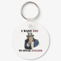 UNCLE SAM SPEAK ENGLISH PRODUCTS keychains by skphotos UNCLE SAM SPEAK ENGLISH PRODUCTS keychains