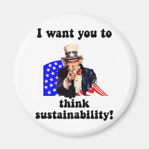 uncle sam sustainability magnet