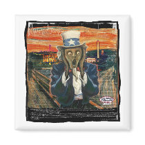 Uncle Sam The Scream by Yes Politics Suck magnets