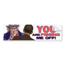 Uncle Sam to Obama bumper stickers by Megatudes Uncle Sam to Obama bumper stickers