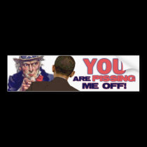 Uncle Sam to Obama bumper stickers