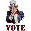 Uncle-Sam---Vote t-shirts