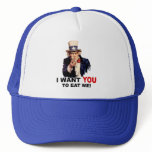 Uncle Sam WANT YOU EAT ME hats