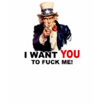 Uncle Sam WANT YOU FUCK ME