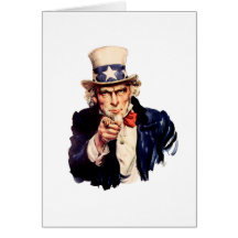 Uncle Sam Wants You! Cards