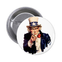 Uncle Sam Wants You! Pins