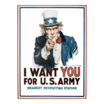 Uncle Sam Wants You Poster posters
