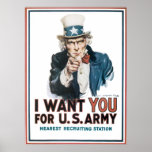 Uncle Sam Wants You Poster posters