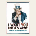 Uncle Sam Wants You Poster