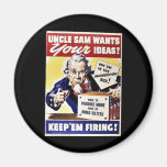 Uncle Sam Wants Your Ideas, Keep 'Em Firing Refrigerator Magnets