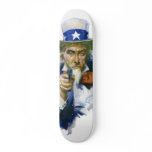 Uncle Sam with a GUN skateboards