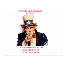 Uncle-Sam, you got a voice Postcard