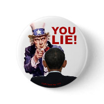 Uncle Sam You Lie buttons by rightleaning Uncle Sam You Lie buttons