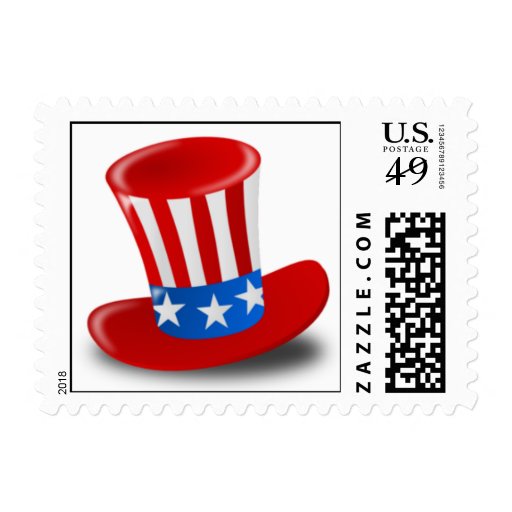 Uncle Sam's Hat! Postage Stamp Zazzle
