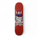 Uncle Skull and Bone Skateboard by Libertymaniacs Uncle Skull and Bone Skateboard