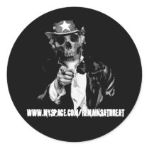uncle threat sticker by Aaronthreat uncle threat sticker