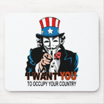 Uncle V Wants You to Occupy Your Country Mousepad