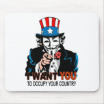 Uncle V Wants You to Occupy Your Country Mousepad