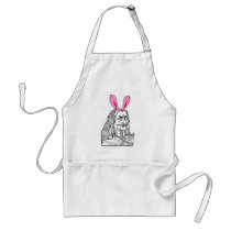 Uncle Vlad with bunny ears aprons by Boogybunny Uncle Vlad with bunny ears aprons