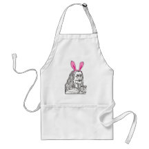 Uncle Vlad with bunny ears Apron