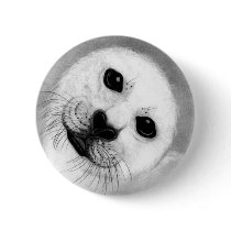 Unconditional Love Harp Seal buttons