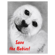 Unconditional Love Harp Seal flyers by MidnightDreamer Unconditional Love Harp Seal flyers