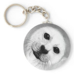 Unconditional Love Harp Seal Key Chains