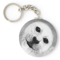 Unconditional Love Harp Seal Key Chains