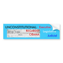 Unconstitutional Regime bumper stickers by FreedomPatriot Unconstitutional Regime bumper stickers