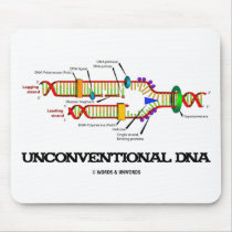 Unconventional DNA (DNA Replication Humor) mousepads by wordsunwords Unconventional DNA (DNA Replication Humor) mousepads