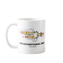 Unconventional DNA (DNA Replication Humor) mugs by wordsunwords Unconventional DNA (DNA Replication Humor) mugs