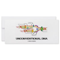 Unconventional DNA (DNA Replication Humor) Rack Card Template
