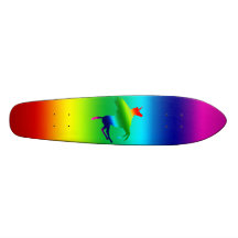 UNCORN IN THE RAINBOW CUSTOM SKATEBOARD